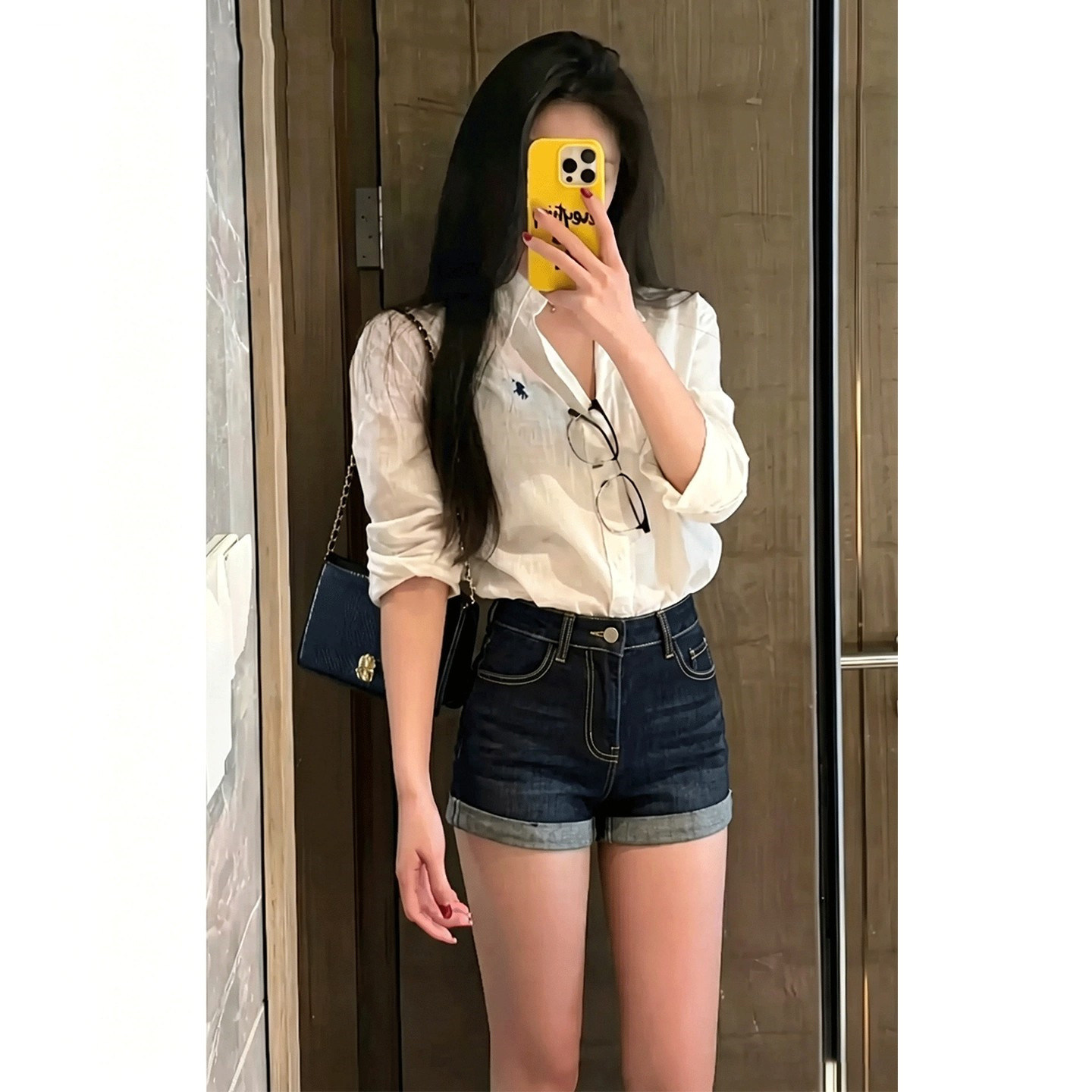 复古韩版美式高腰显瘦牛仔短裤女夏2026新款辣妹a字遮胯超短热裤