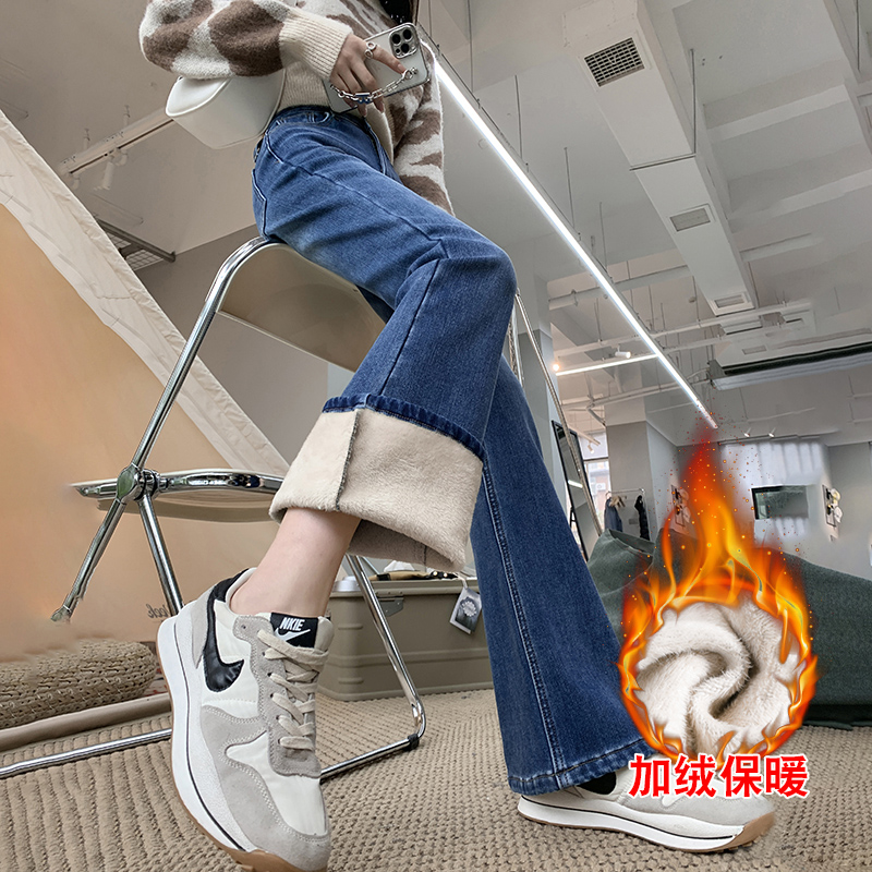 加绒加厚，宽松显瘦  一条过冬