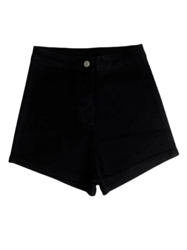 Джинсовая юбка, шорты, летние черные штаны, высокая талия, 2025 года, в обтяжку, по фигуре