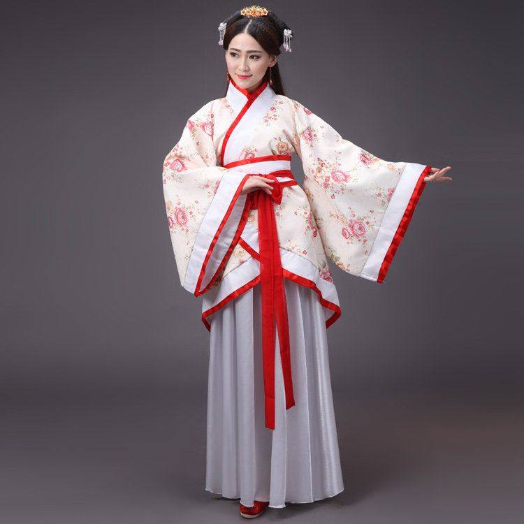 汉服古装古代公主贵妃古典国风礼仪庄重服饰直裾交领下裙女款