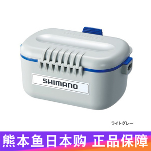 日本SHIMANO灰蓝禧玛诺饵盒 CS-031N海钓矶钓河钓虫盒现货