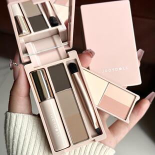 juduo橘朵迷你眼影盘便携装judoll官方正品店jvduo多桔菊朵judou