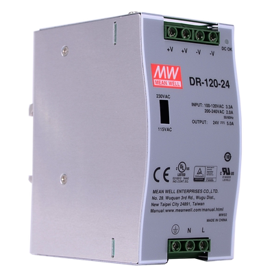 明纬DR-120导轨型开关电源