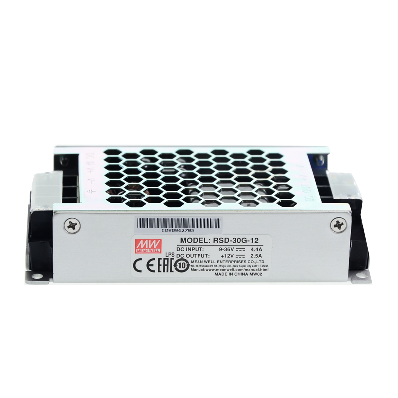 台湾明纬RSD-30H/30L/30G开关电源30W直流36V/48V转3.3V5V12V24V