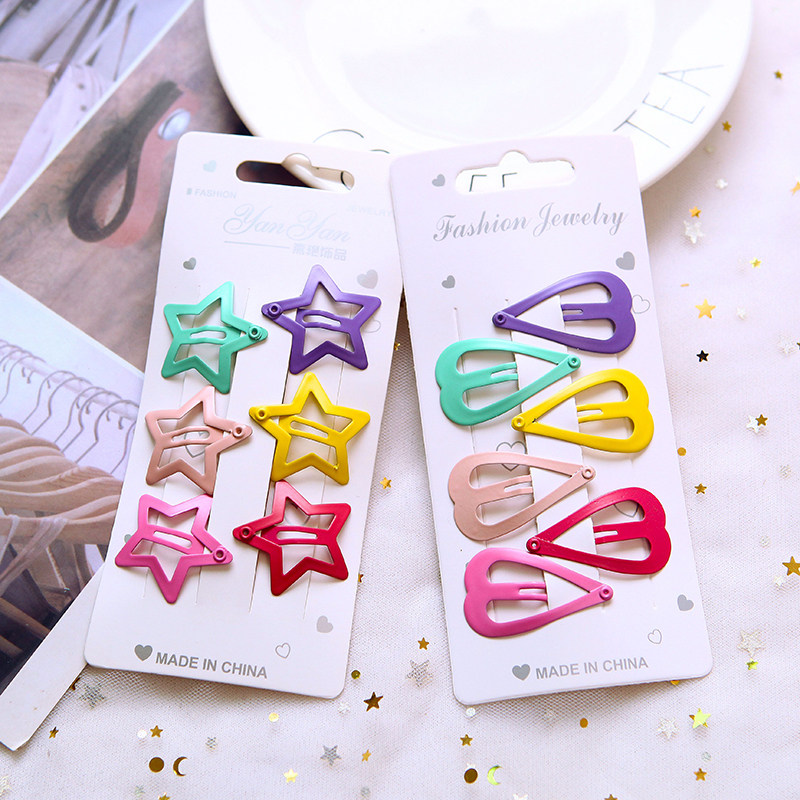 韩国网红刘海泫雅发夹少女彩色小ins一字边夹发卡夹子卡子女头饰