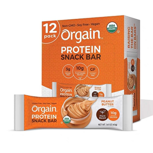 代购Orgain Organic plant protein Energy bars植物乳清蛋白棒