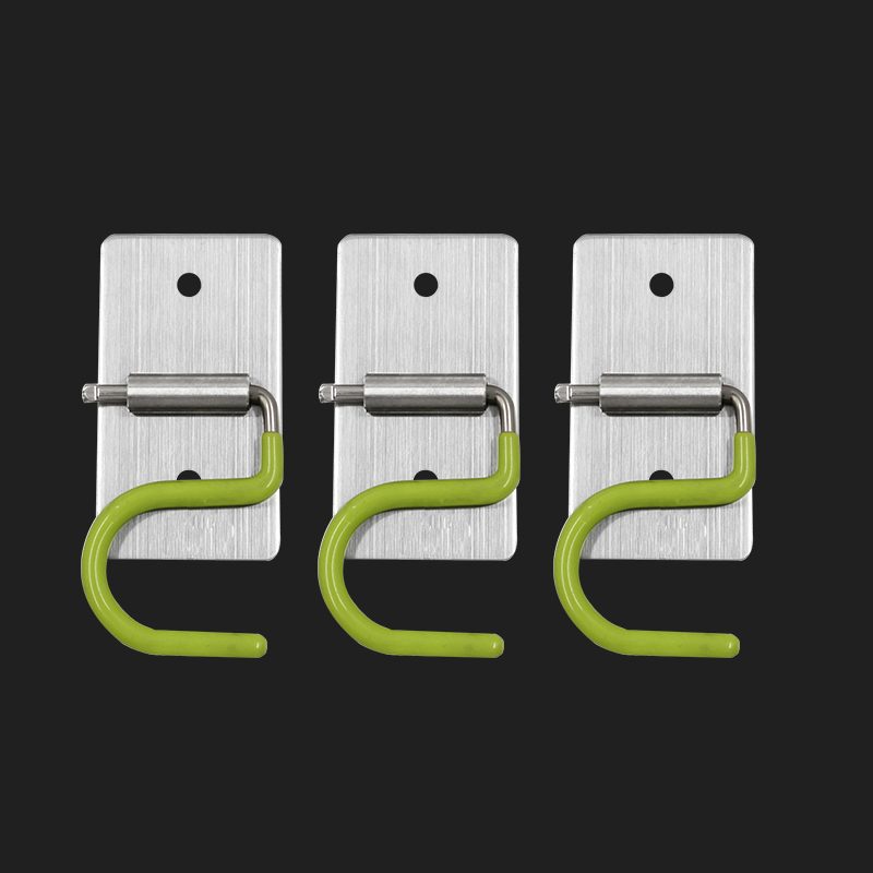 304不锈钢挂钩免打孔阳台拖把架