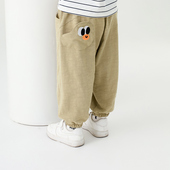 夏季 儿童防蚊裤 2026新款 男孩夏装 纯棉宽松 男童裤 宝宝长裤 子夏薄款