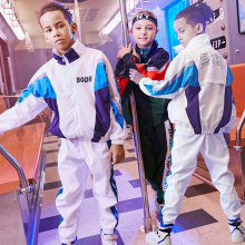 Quần áo khiêu vũ đường phố cho bé trai và bé gái hip-hop quần áo dài tay nhảy múa Quần áo trẻ em nhảy jazz biểu diễn trang phục biểu diễn quần áo shop bán đồ trẻ em