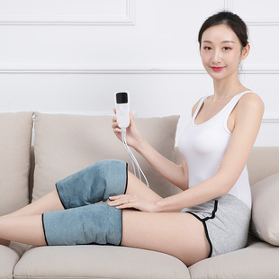 艾灸电加热艾绒护膝护腿保暖老寒腿男女老人发热电热护膝盖热敷