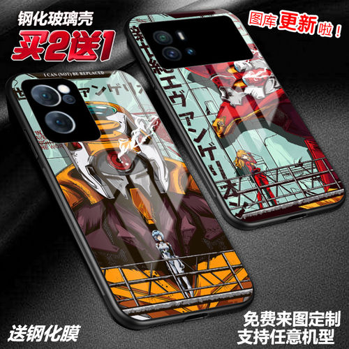 EVA福音战士明日香适用nova1413121110玻璃mate70605040p70p60畅享20vivox70手机壳荣耀magic765OPPO一加谷歌