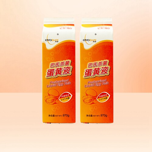 蛋黄液2盒970g商用无添加无菌