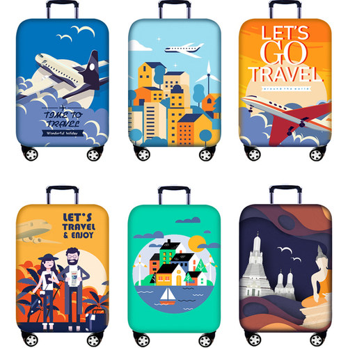 通用行李箱保护套加厚弹力拉杆箱旅行箱外套防尘罩18/24/28/32寸