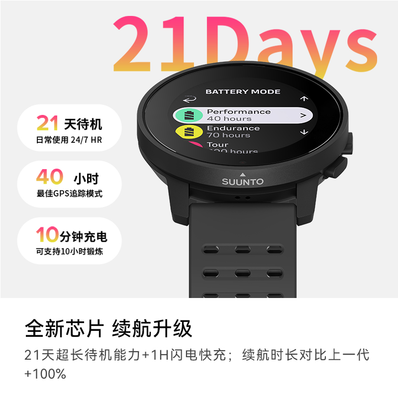 SUUNTO颂拓 9Peak Pro新版血氧旗舰户外运动松拓GPS登山露营手表