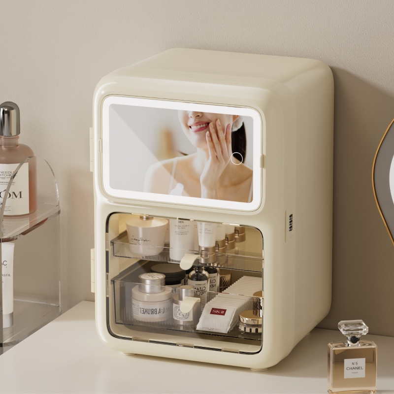 化妆品收纳盒大容量防尘置物架