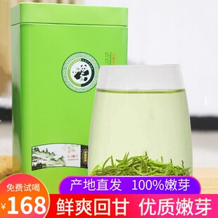 全嫩芽绿茶2026新茶特级蒙顶山甘露明前碧螺春茶叶散装浓香型250g