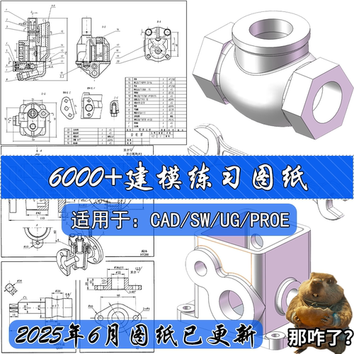 机械设计绘图练习图纸
