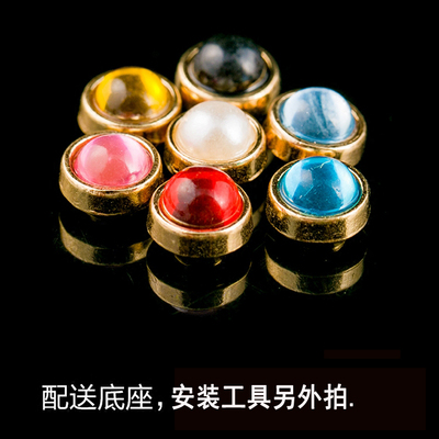 diy猫眼假领子圆形珍珠新品