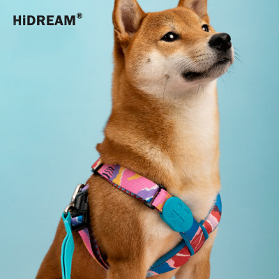 HiDREAM缤纷pro狗胸背带背心式防爆冲遛狗牵引绳柴犬法斗柯基泰迪