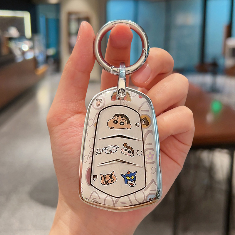 适用2025款凯迪拉克xt5钥匙套ct4 ct5 ct6 xt4 xt6 xts srx女atsl