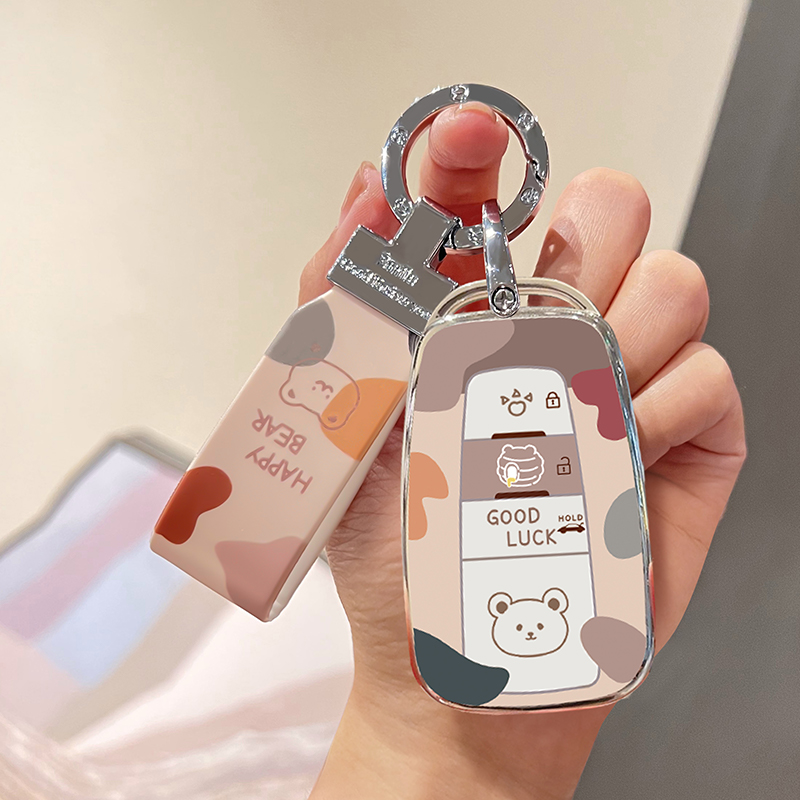 适用24款丰田威兰达钥匙套2025新款2024专用领先版豪华版女士可爱