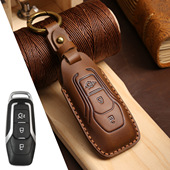 适用于福特新锐界 蒙迪欧2.0真皮钥匙套钥匙包钥匙扣壳车内饰男女