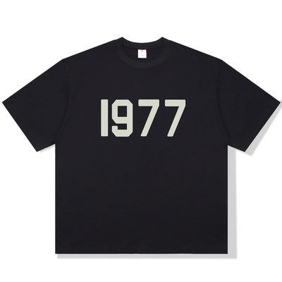 PEXAE潮牌1977美式高街FOG短袖T恤男女同款纯棉宽松百搭休闲体恤