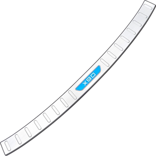 捷途X90后备箱门槛条尾门后杠护板捷途X90plus后护板亮条改装配件