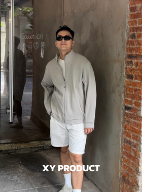 XY察外 HeiQ智能控温绒拉链立领外套2024秋冬新品380g运动开衫