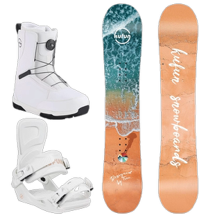 酷峰kufun盲盒福袋单板滑雪板成人滑雪服套装女男款雪板装备全套