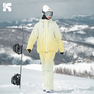 酷峰追光滑雪服套装2025新款雪衣雪裤女男外套单板双板防水装备