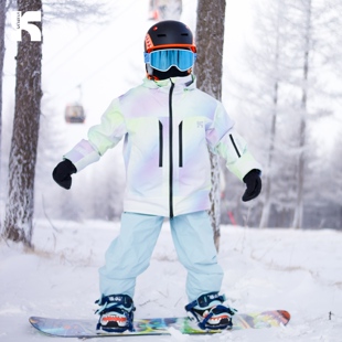 酷峰滑雪服套装儿童女男新款冬专业雪衣雪裤上衣外套单板装备防水