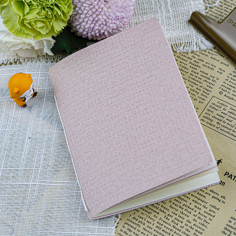 自制手工手帐本成品特种纸混合tn旅行者内芯护照薄本少女文艺手账