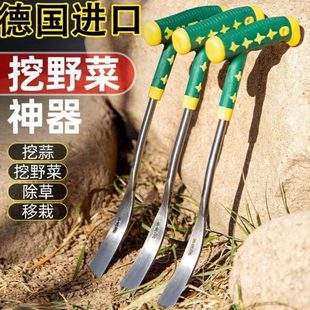 除草铲子挖菜挖荠土铲种工具园艺菜神器花挖野挖户外铲小铁蒜锰钢