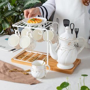 水杯水创意茶壶 大容量杯耐高温陶瓷居家具凉水壶具杯子冷水壶套装