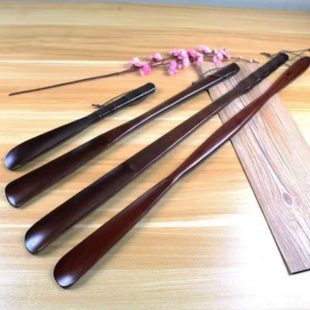穿 不弯鞋 提神器实木鞋 扒木质家用长柄胡桃木腰加长器孕妇鞋 拔子鞋