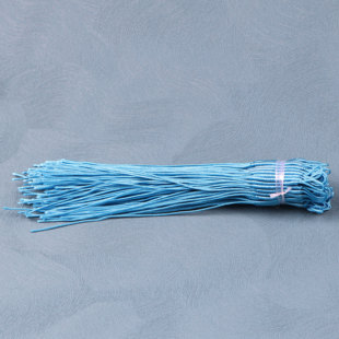 0.8mm手工拉圈绕圈绳diy饰品绳彩色拉环100个半成品绳结吊坠儿童