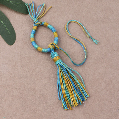 藏式棉穗配饰钥匙扣吊坠流苏穗子