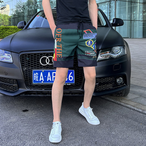 时尚潮牌五分裤宽松潮流