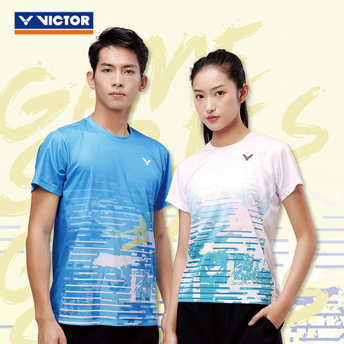 victor威克多羽毛球服上装T恤