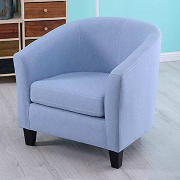 简约欧式布艺皮质单人双人沙发小户型酒店卡座咖啡厅办公i.