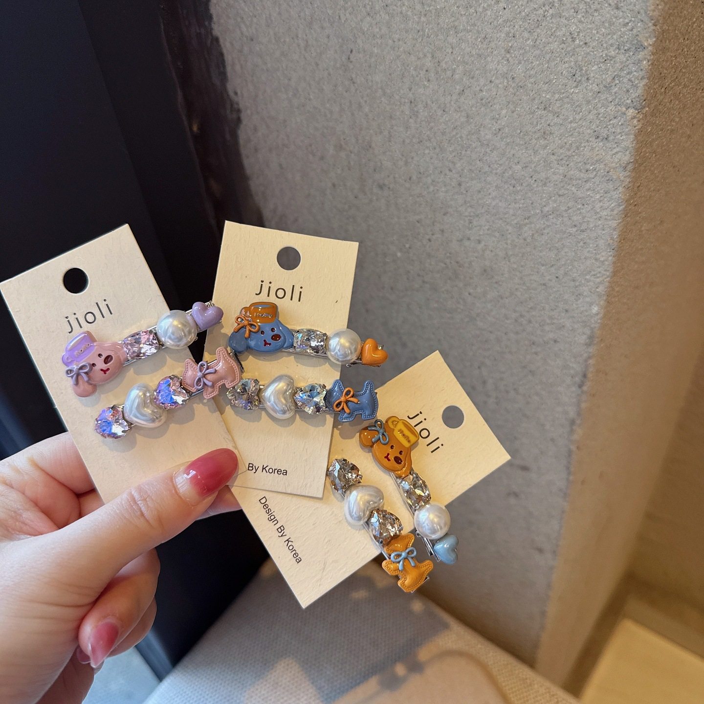 可爱甜美蝴蝶结狗狗对夹水钻发夹高级感发卡精致侧边夹刘海夹头饰,饰品/流行首饰/时尚饰品新,民族风发饰,淘宝优惠券,粉丝福利购,淘宝优惠卷