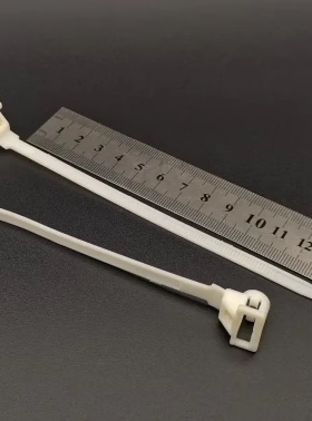 白色扎带ZD140*5.5汽车线束连接器白色扎带ZD159*5.3