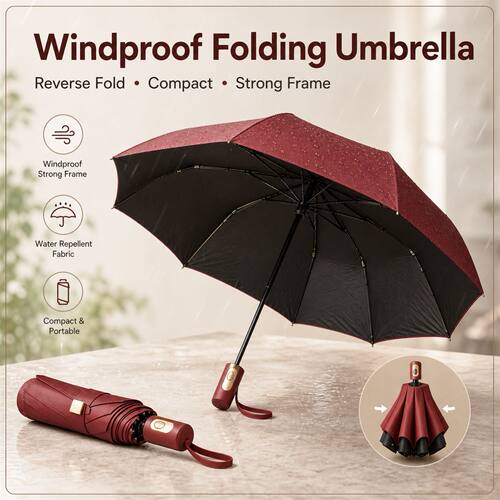 Fully automatic technology umbrella car folding科技感雨伞