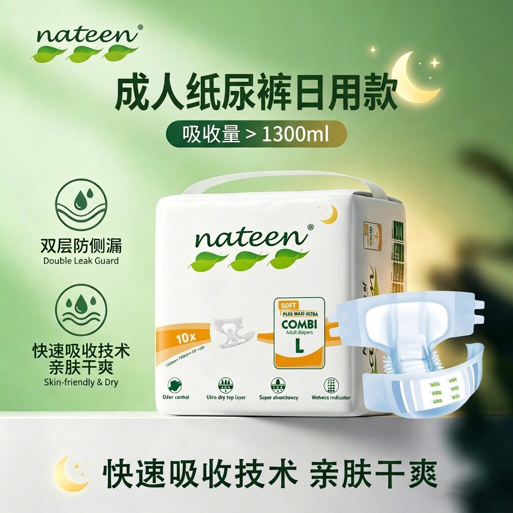 那特恩成人纸尿裤超薄透气防漏
