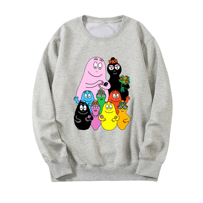 巴巴爸爸动画周边男女外套情侣装