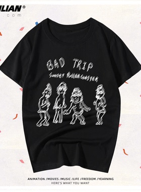 落日飞车Sunset Rollercoaster乐队摇滚Jinji Kikko金桔希子棉T恤