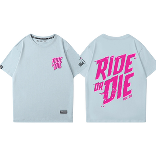PMuc-Off土坡T恤ride or die速降骑行服男女夏季纯棉宽松短袖半袖