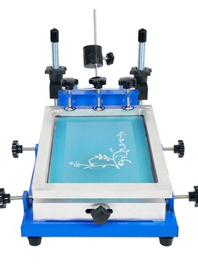 丝印机精密手印台丝网印刷机手动SM锡膏小中丝印台油墨网版大平面