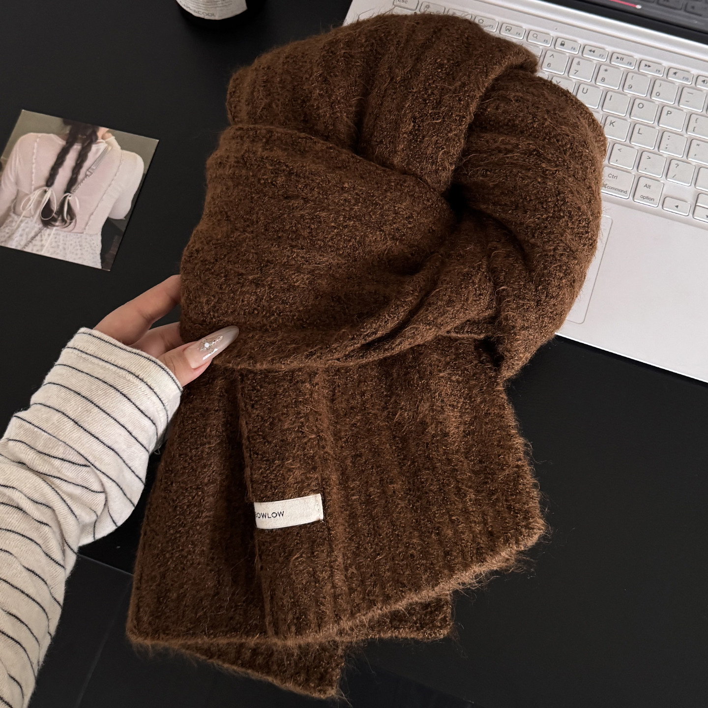 羊毛软糯美拉德色针织围巾女2025冬季韩系氛围感加厚保暖护颈围脖,服饰配件/皮带/帽子/围巾,围巾/丝巾/披肩,淘宝优惠券,粉丝福利购,淘宝优惠卷